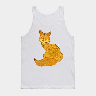 Magic gold fox Tank Top